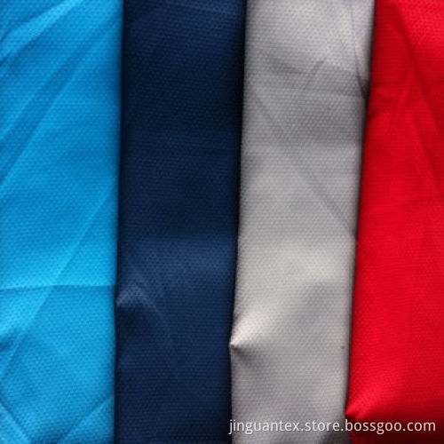 Polyester mesh check pongee fabric with waterproof for sportswear
